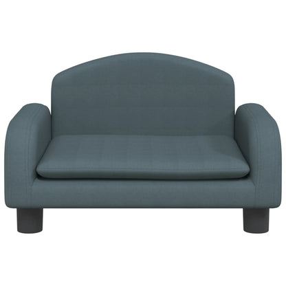 Cama Para Perros De Tela Gris Oscuro 50x40x30 Cm / Vetonek_3