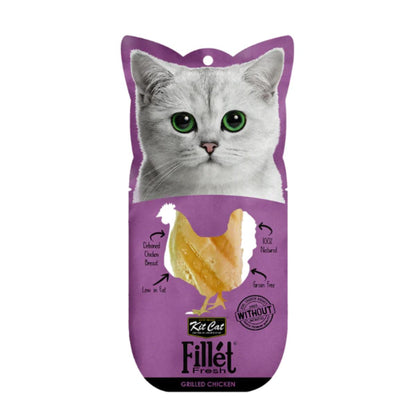 Kit Cat FilletFresh - Pack Degustación 18 ud Snack natural para gatos