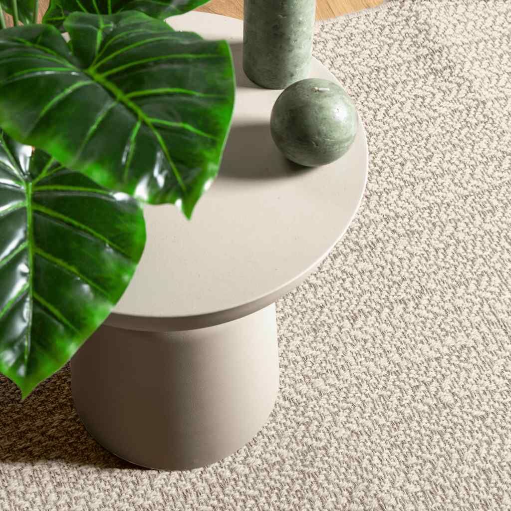 Vidaxl Alfombra Zizur Apariencia Yute Interior Exterior Crema 80x150cm_1