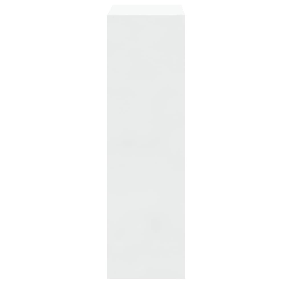 Vidaxl Mueble Zapatero Madera Contrachapada Blanco Brillo 63x24x81 Cm_4