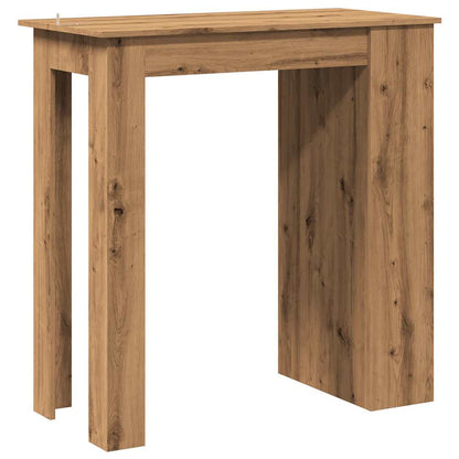 Mesa Bar Con Estante Almacenaje Roble Artisan 102x50x103,5 Cm_4