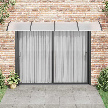 Marquesina De Puerta Policarbonato Negro 350x100 Cm_2