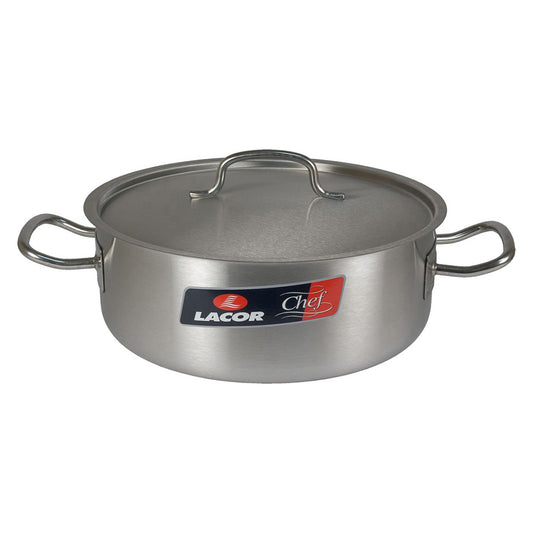 Cacerola De Acero Inoxidable - 40 Cm - 20 L_0