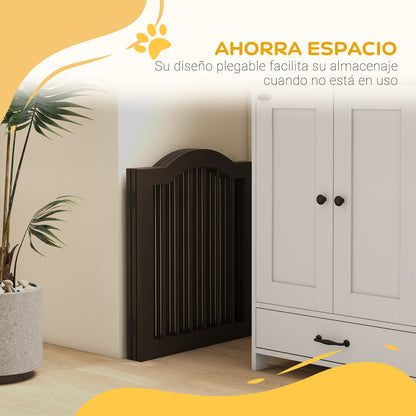 Pawhut Barrera De Seguridad Para Perros Pequeños Plegable 154_4