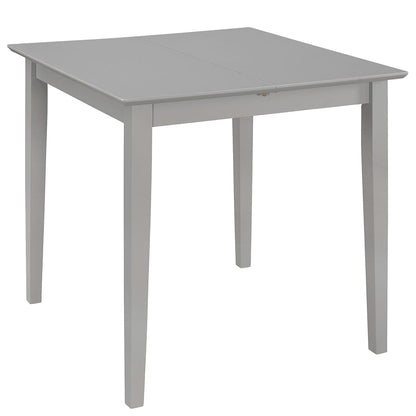 Mesa De Comedor Extensible Gris (80-120)x80x74 Cm Mdf_1
