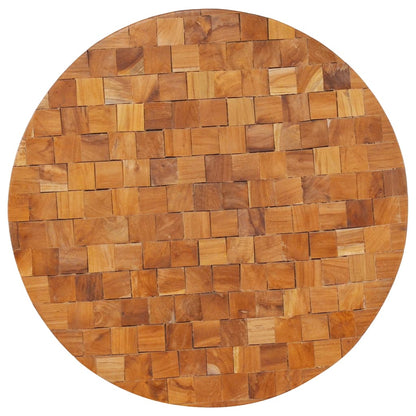 Mesa De Centro De Madera Maciza De Teca 60x60x35 Cm_2