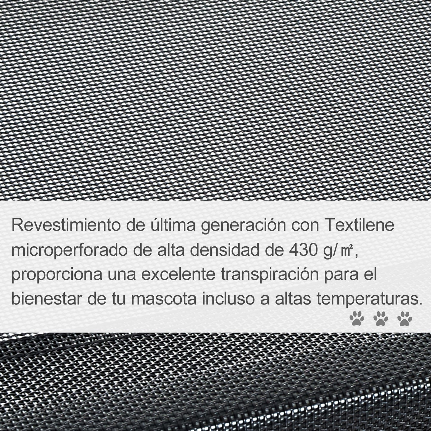 Pawhut Cama Elevada Para Mascota Cama Perro Para Dormir Viajar Exterior_5