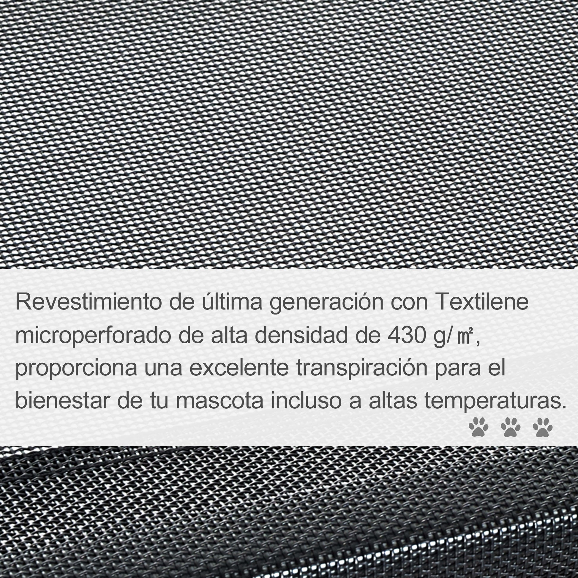 Pawhut Cama Elevada Para Mascota Cama Perro Para Dormir Viajar Exterior_5