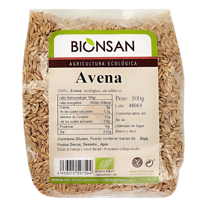 Avena En Grano Eco De Proximidad 500gr
