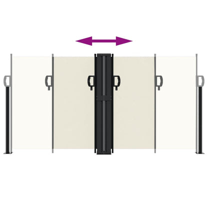 Vidaxl Toldo Lateral Retráctil Crema 120x1200 Cm_4