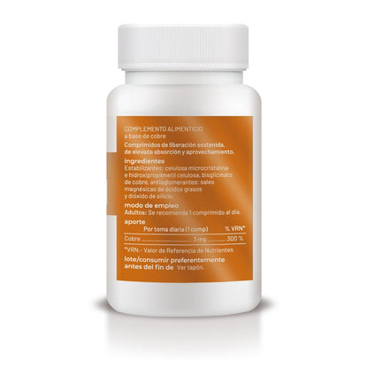 Cobre liberación sostenida, Soria Natural, 60 comprimidos