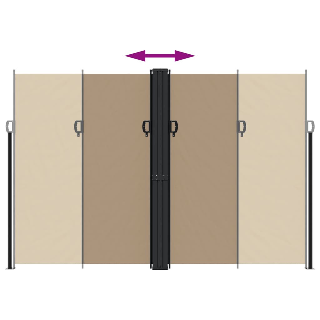 Vidaxl Toldo Lateral Retráctil Gris Taupe 220x600 Cm_4
