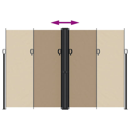 Vidaxl Toldo Lateral Retráctil Gris Taupe 220x600 Cm_4