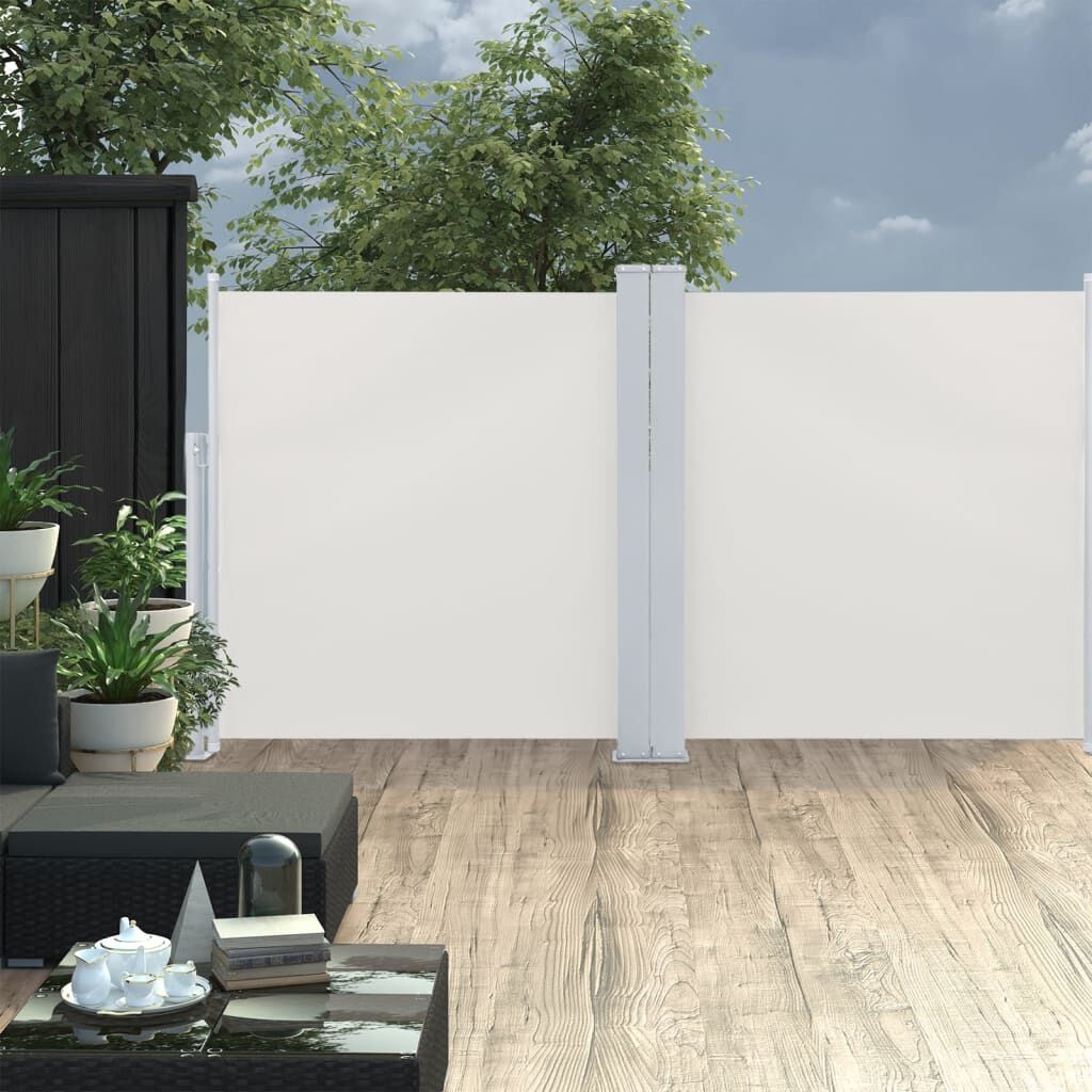 Vidaxl Toldo Lateral Retráctil Color Crema 120x600 Cm_1