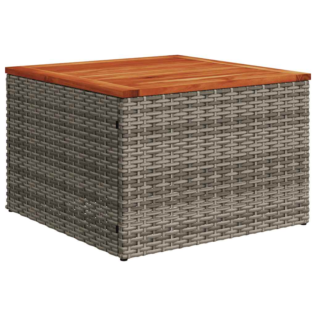 Set De Sofás De Jardín Con Cojines 9 Pzas Ratán Sintético Gris / Vetonek_2