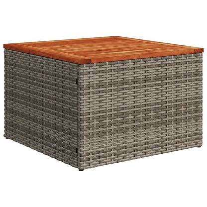 Set De Sofás De Jardín Con Cojines 9 Pzas Ratán Sintético Gris / Vetonek_2