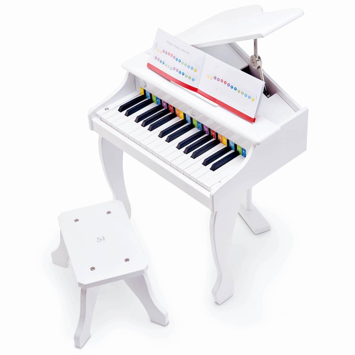 Piano Deluxe Grand Piano Hape White