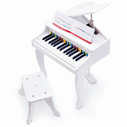 Piano Deluxe Grand Piano Hape White