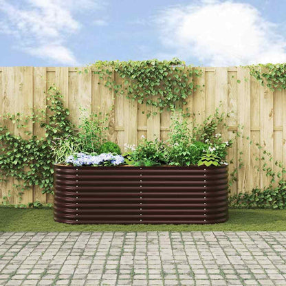 Cama Elevada Marrón 240 X 80 X 81 Cm Acero_3