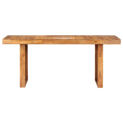 Mesa De Comedor De Madera Maciza De Acacia 180x90x75 Cm_0