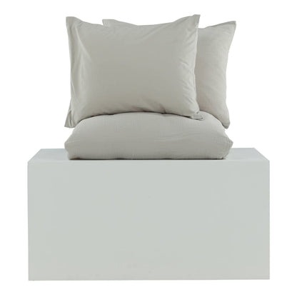 Venture Home Juego De Ropa De Cama Mila Algodón Gris Claro 220x240 Cm / Vetonek_1