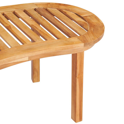 Mesa De Centro De Madera Maciza De Teca 90x50x45 Cm_3