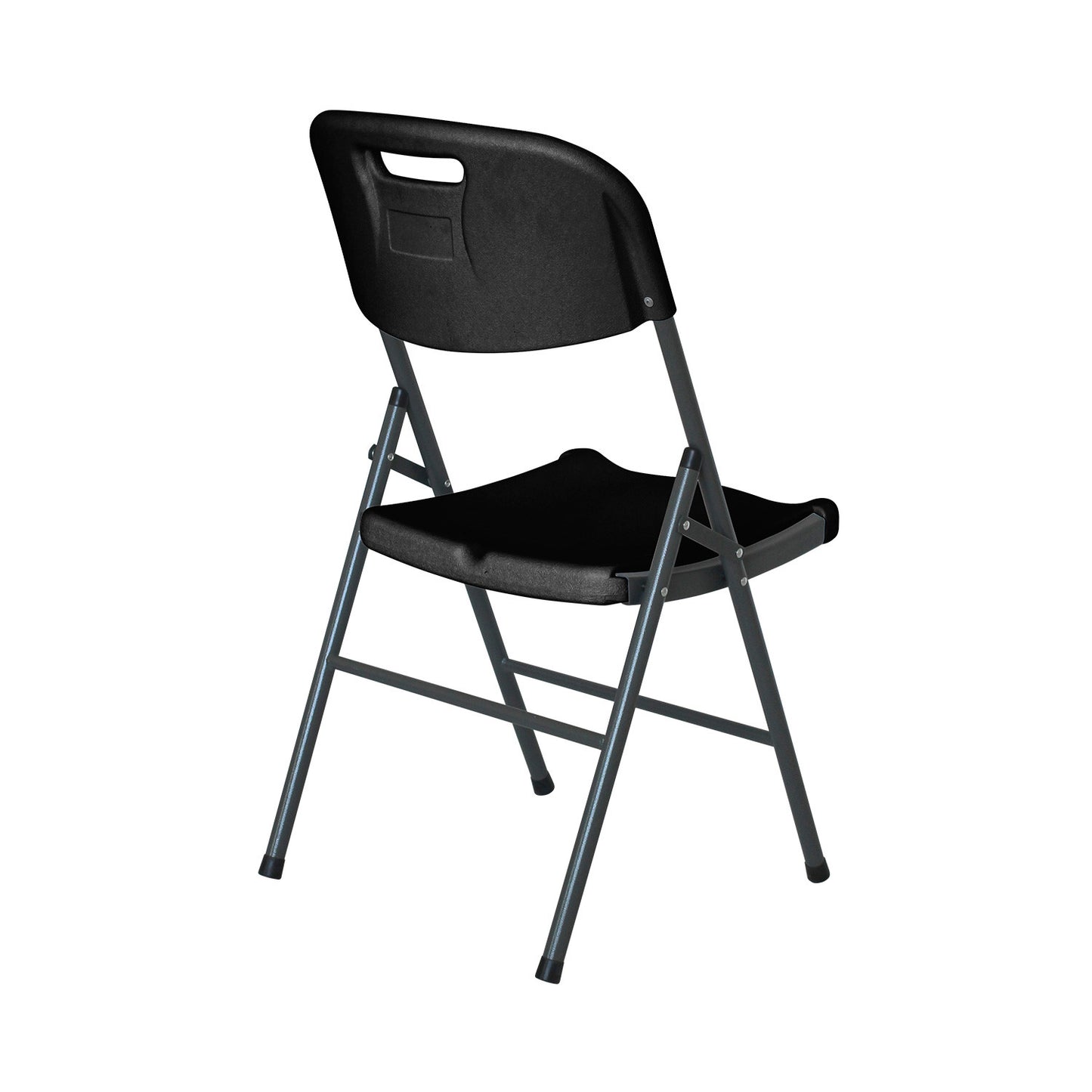 Silla Plegable Con Asa Negra 47x58x87cm 7house_2