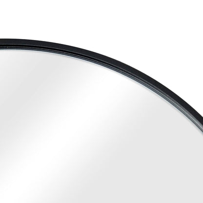 Well Home Espejo De Pie Con Forma De Arco Color Negro H.150cm