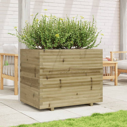 Jardinera Madera De Pino Impregnada 90x60x72,5 Cm_2