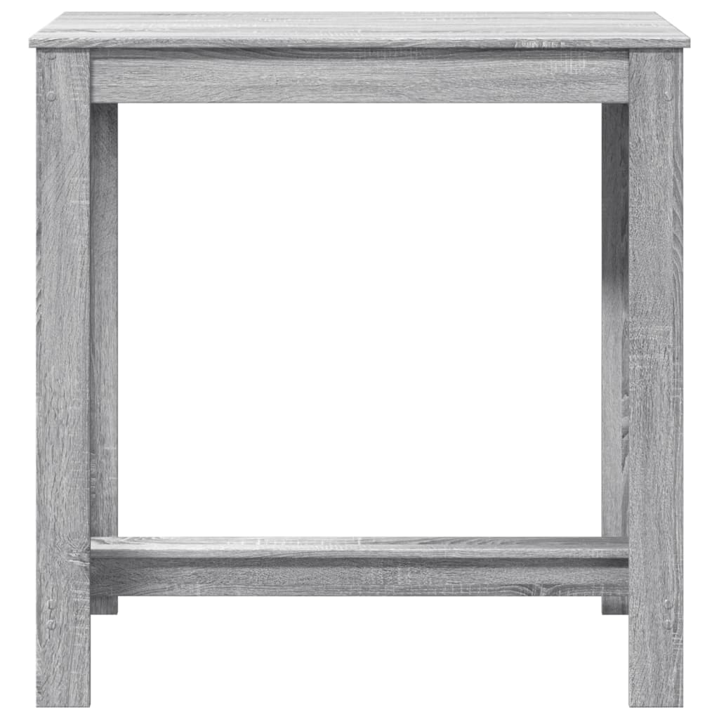 Mesa Alta De Bar Madera Ingeniería Gris Sonoma 102x50x103,5 Cm_2