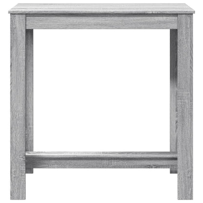 Mesa Alta De Bar Madera Ingeniería Gris Sonoma 102x50x103,5 Cm_2