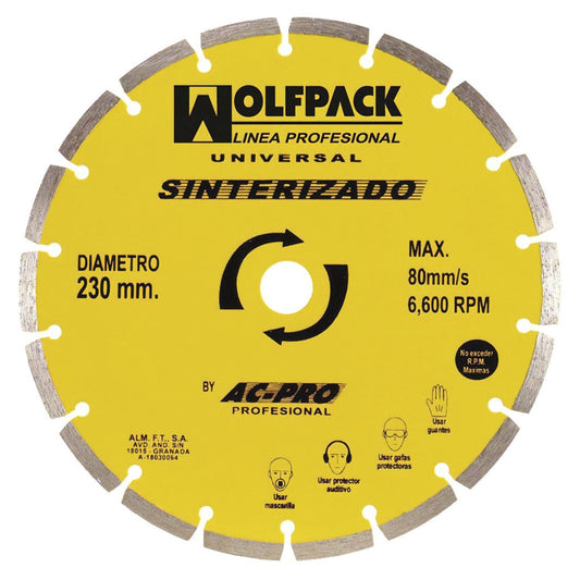 Disco Diamante 230 Mm. General Obra Segmentado Sinterizado_0