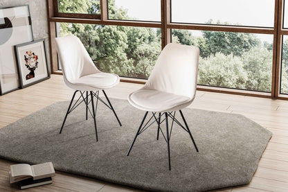 Silla De Comedor Ergonómica Y Resistente, Modelo Wl6.991_2