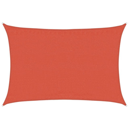 Vidaxl Toldo De Vela Rectangular Hdpe Terracota 160 G/m² 3,5x5 M_0