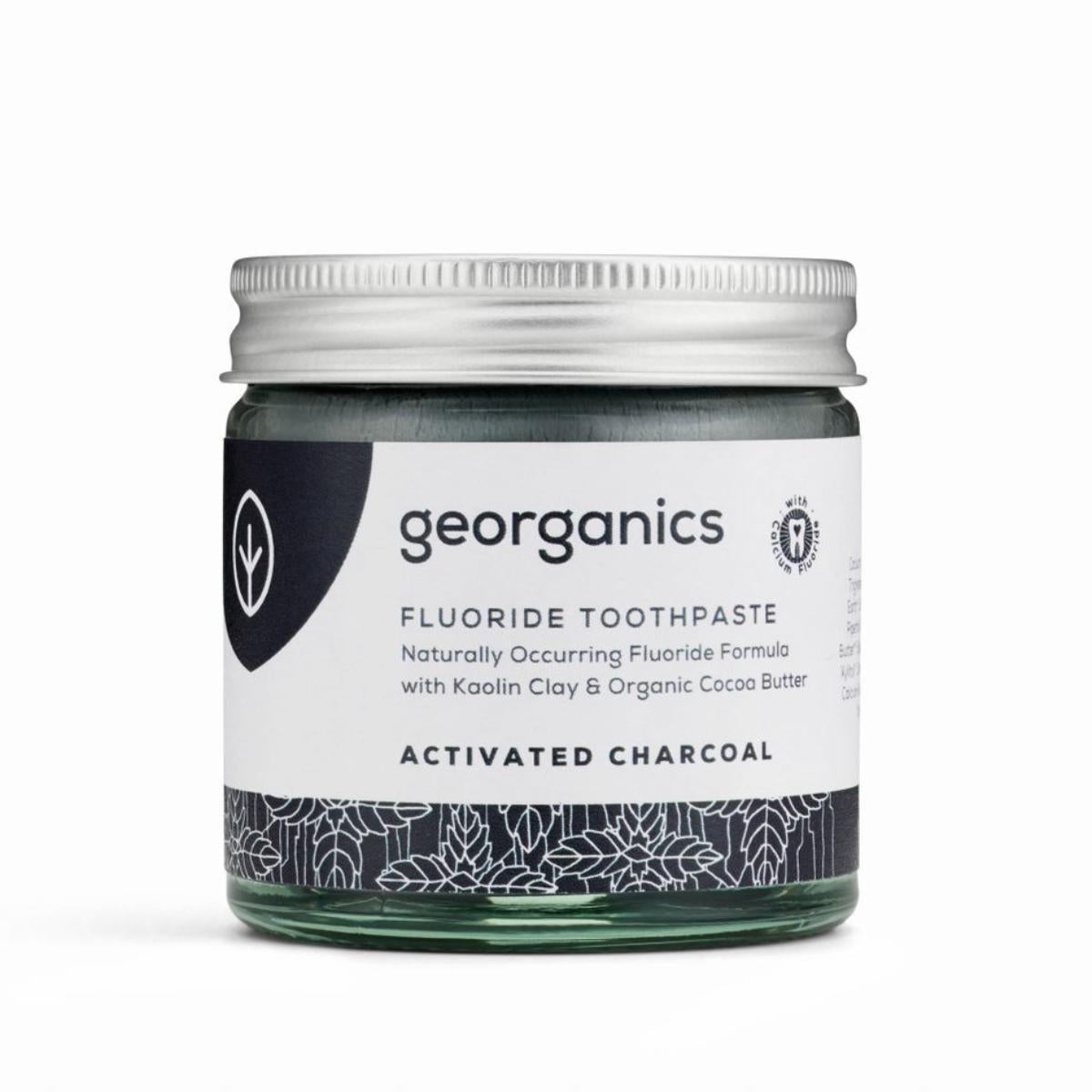Pasta de dientes con flúor Carbón 60ml Georganics