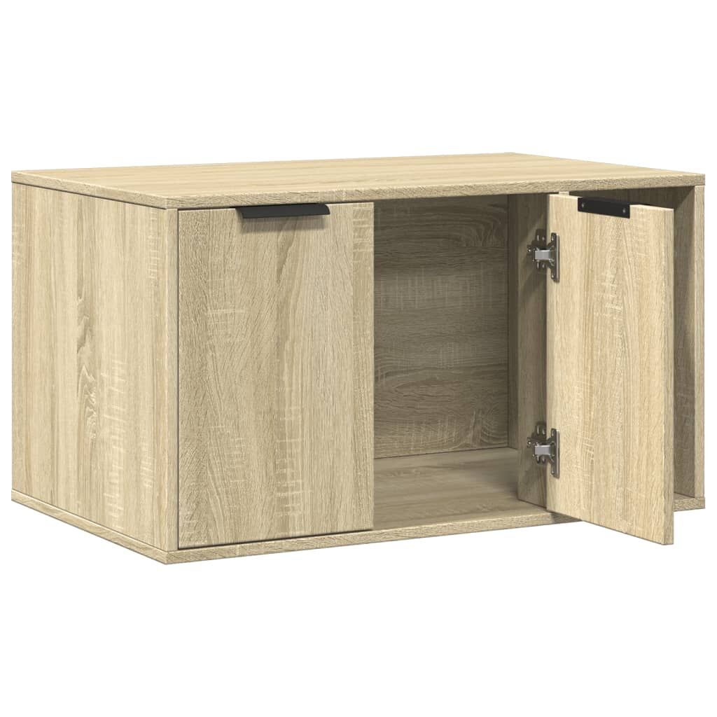 Vidaxl Mueble Arenero Para Gatos Madera Roble Sonoma 80x50x45 Cm_3