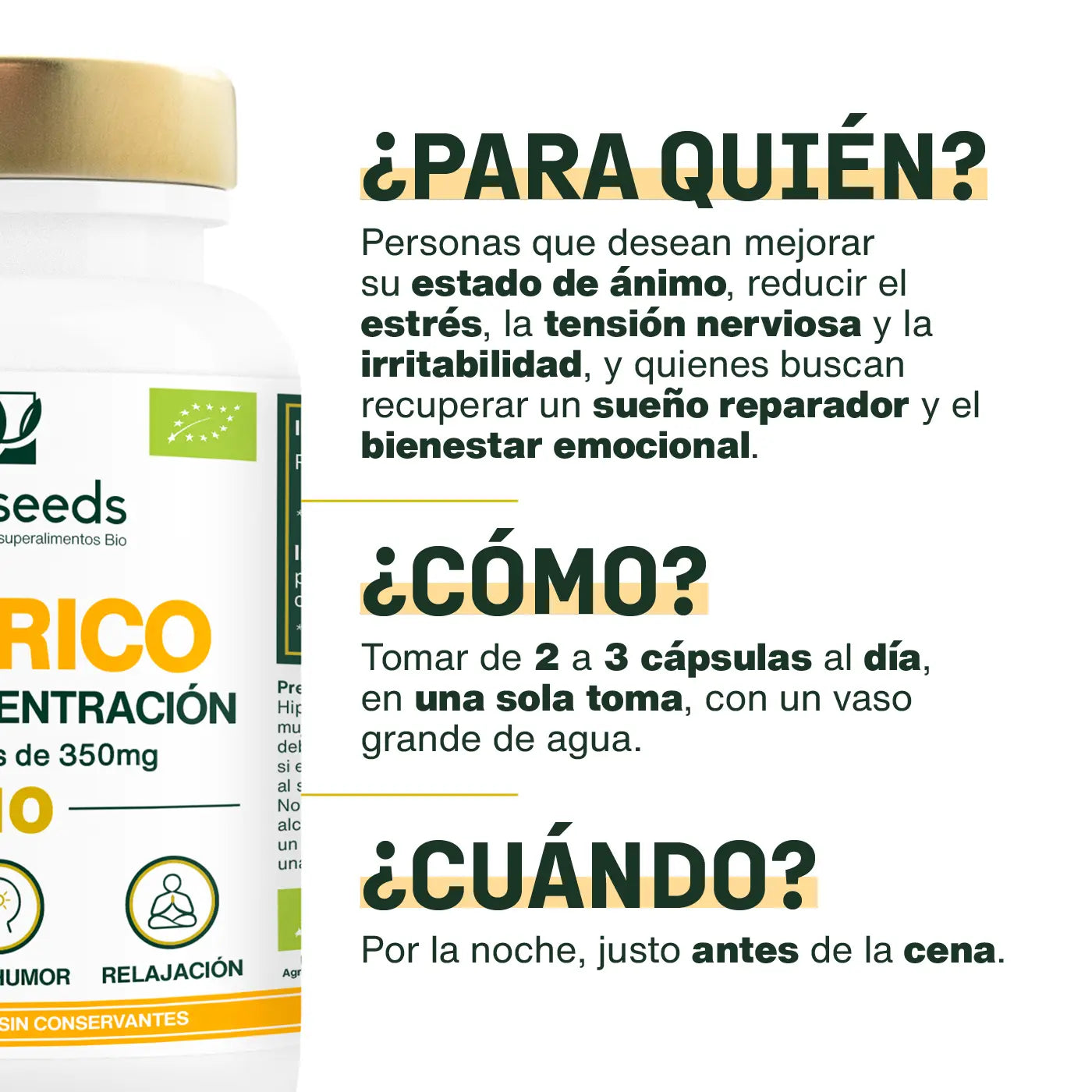 Hipérico Bio, Alta Concentración | 90 Cápsulas_1