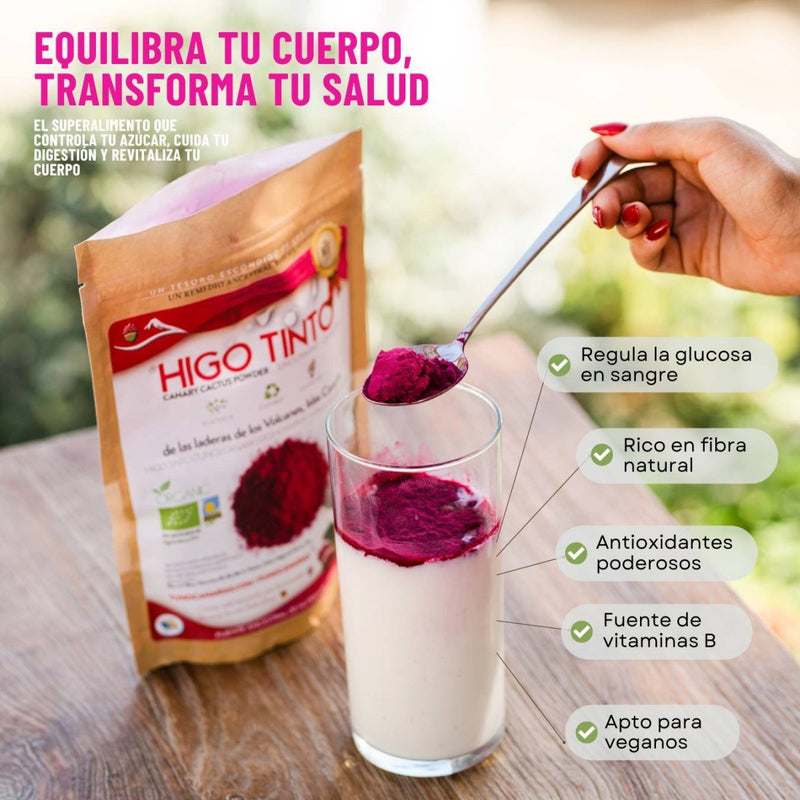 Polvo Puro De Higo Tinto (200 gramos) - Superalimento antioxidante en  Planeta Huerto