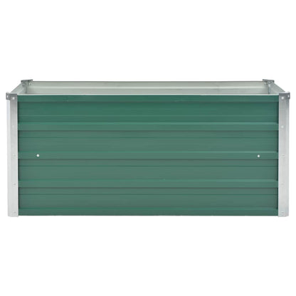 Arriate De Jardín De Acero Galvanizado Verde 100x40x45 Cm_3