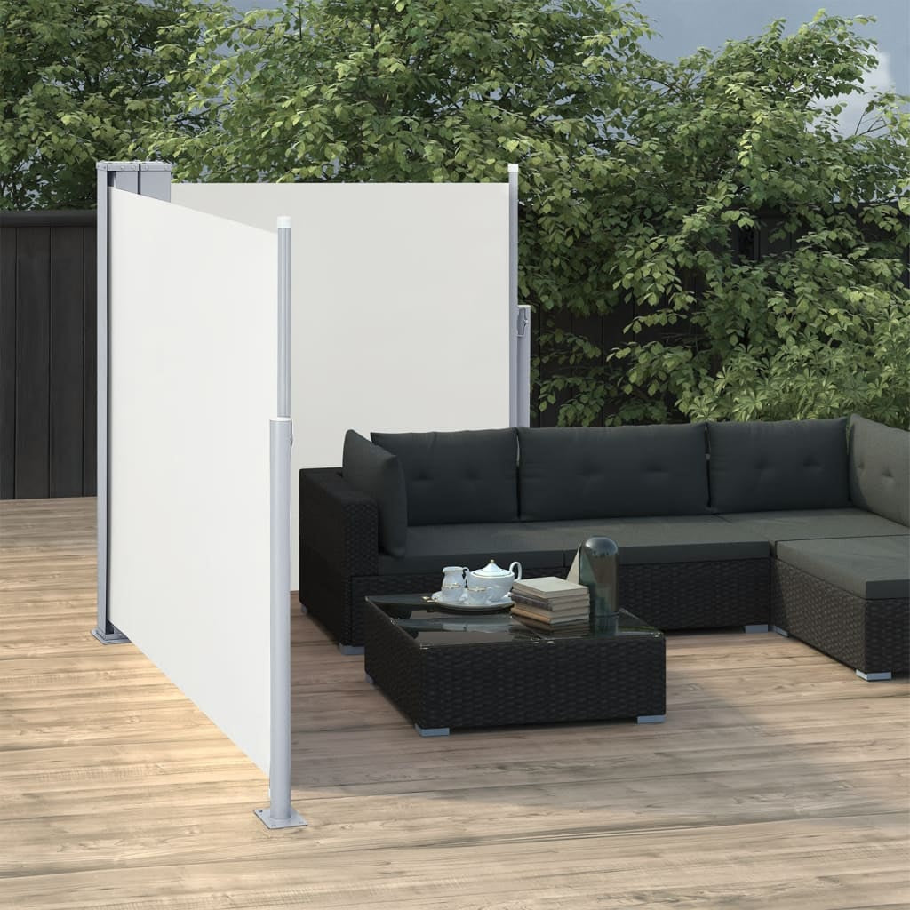Vidaxl Toldo Lateral Retráctil Color Crema 100x600 Cm_1