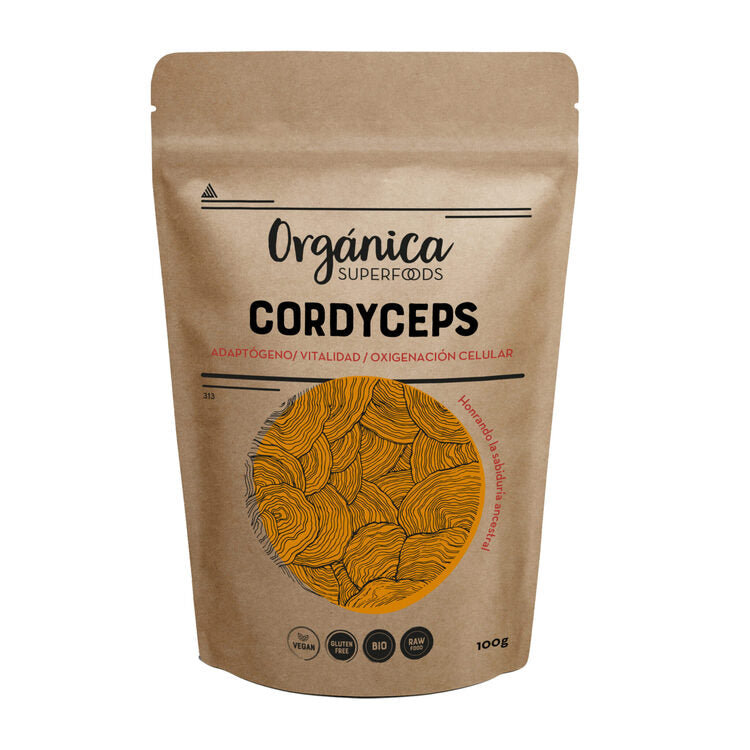 Cordyceps Bio En Polvo 100g - Orgánica Superfoods_0