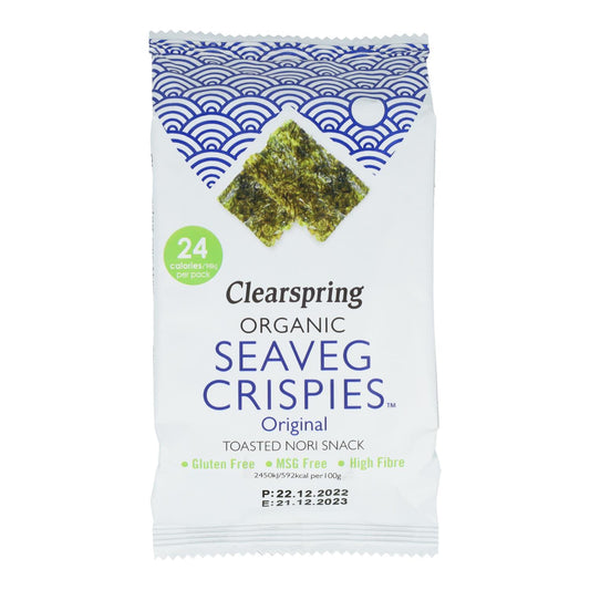 Snack de Alga Nori Tostada Bio Clearspring 4g