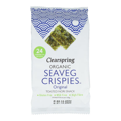 Snack de Alga Nori Tostada Bio Clearspring 4g