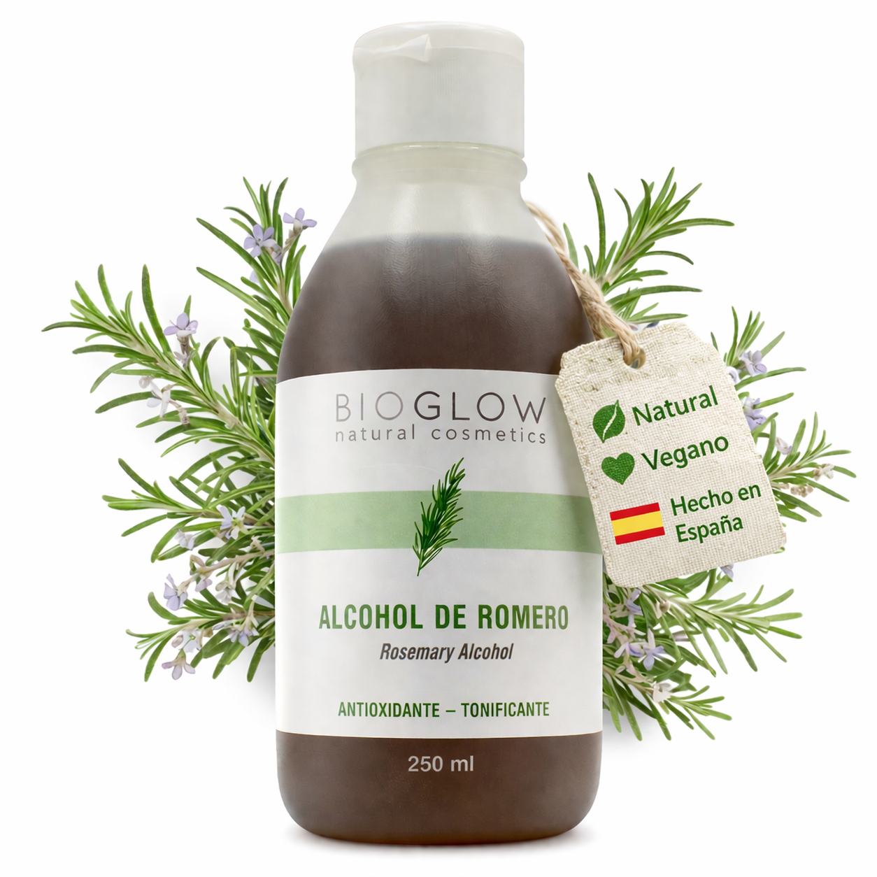 Alcohol de Romero Natural SYS 250 ml | Tónico Corporal Refrescante | Masaje para Piernas y Músculos Cansados_0