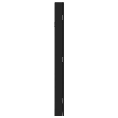 Vidaxl Espejo Con Joyero De Pared Negro 30x8,5x106 Cm_5