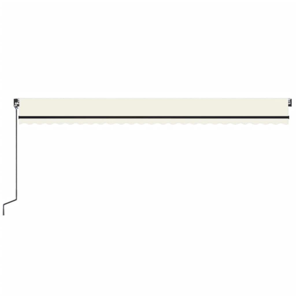 Toldo Retráctil Manual Con Luz Led Color Crema 600x350 Cm_3