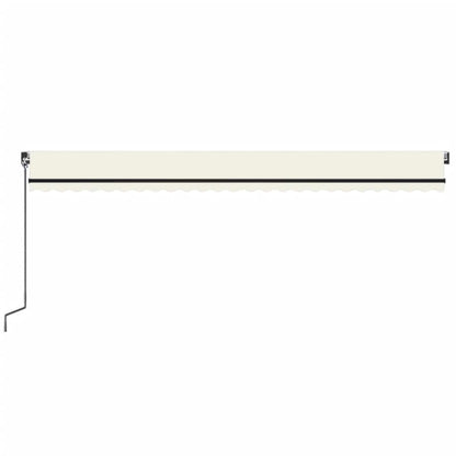Toldo Retráctil Manual Con Luz Led Color Crema 600x350 Cm_3