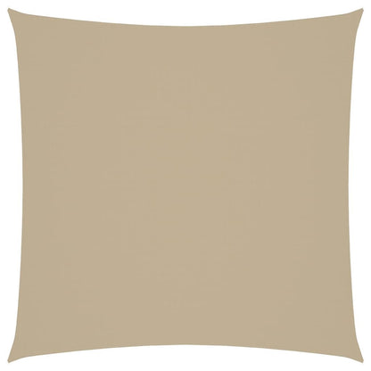 Vidaxl Toldo De Vela Cuadrado Tela Oxford Beige 3x3 M_0