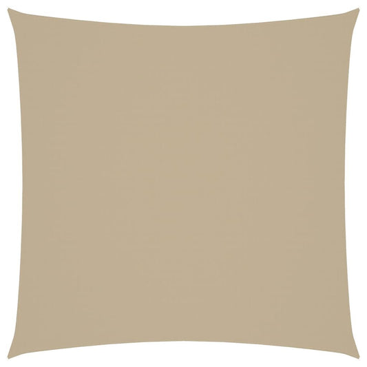 Vidaxl Toldo De Vela Cuadrado Tela Oxford Beige 3x3 M_0
