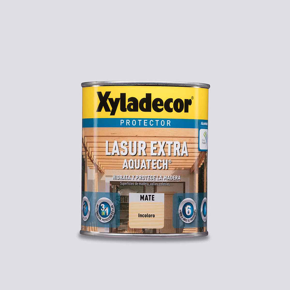 Protector Lasur Extra Mate Aquatech - 750 Ml - Teca_0